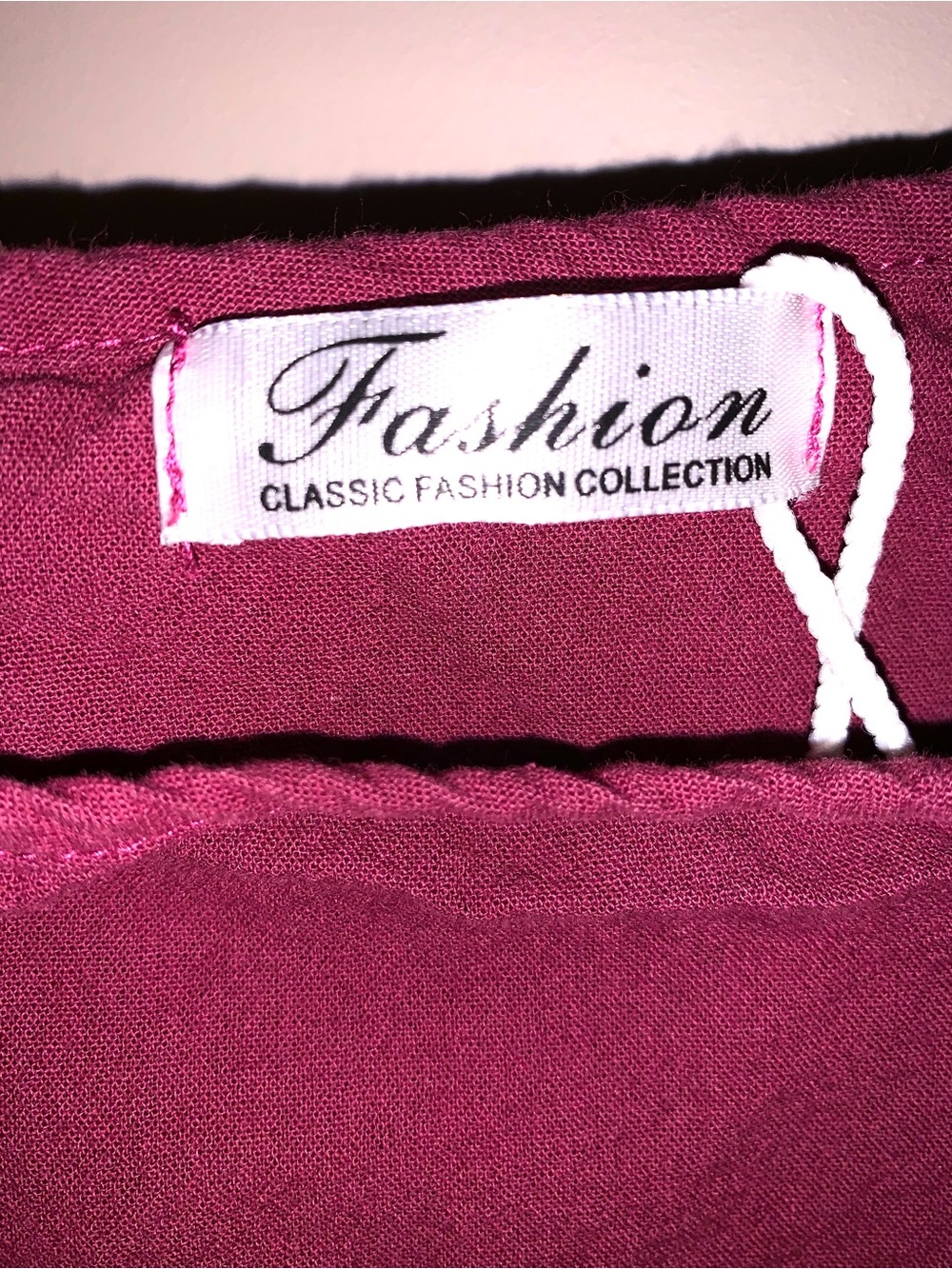 Women’s Burgundy Oversized Overalls - Picture 12 of 12